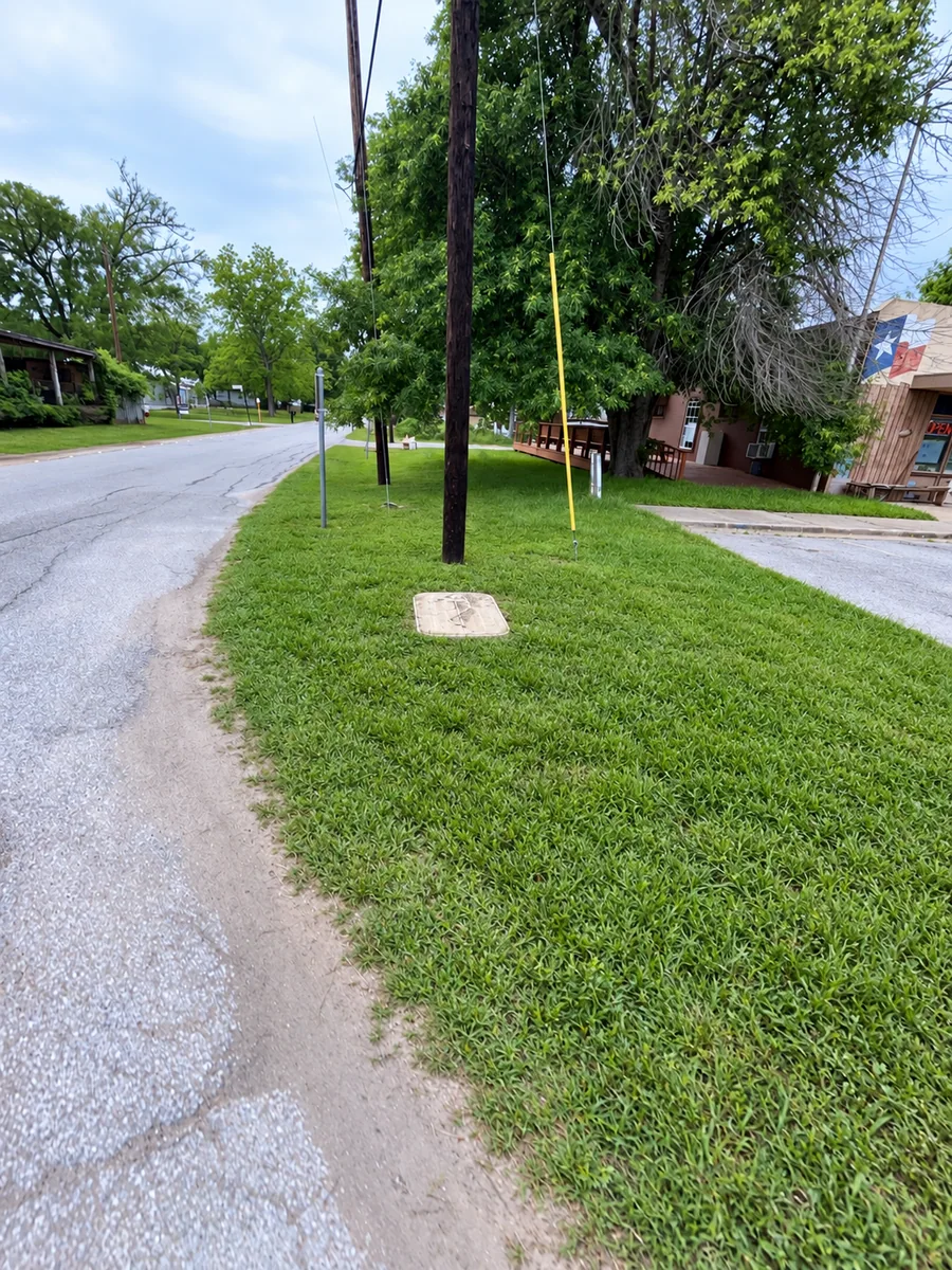 Roadside utility-box restoration and clean site finish